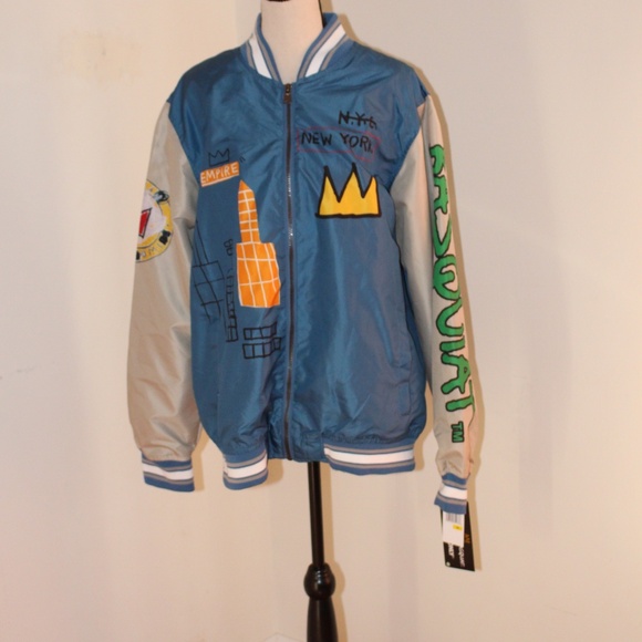 Members Only,  Jen Michel Basquiat Jacket.   Medium  Unisex - Picture 1 of 14